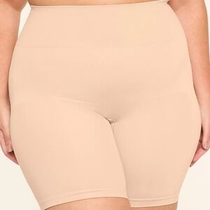 Seamless High-Waist Shapewear Shorts - Tan